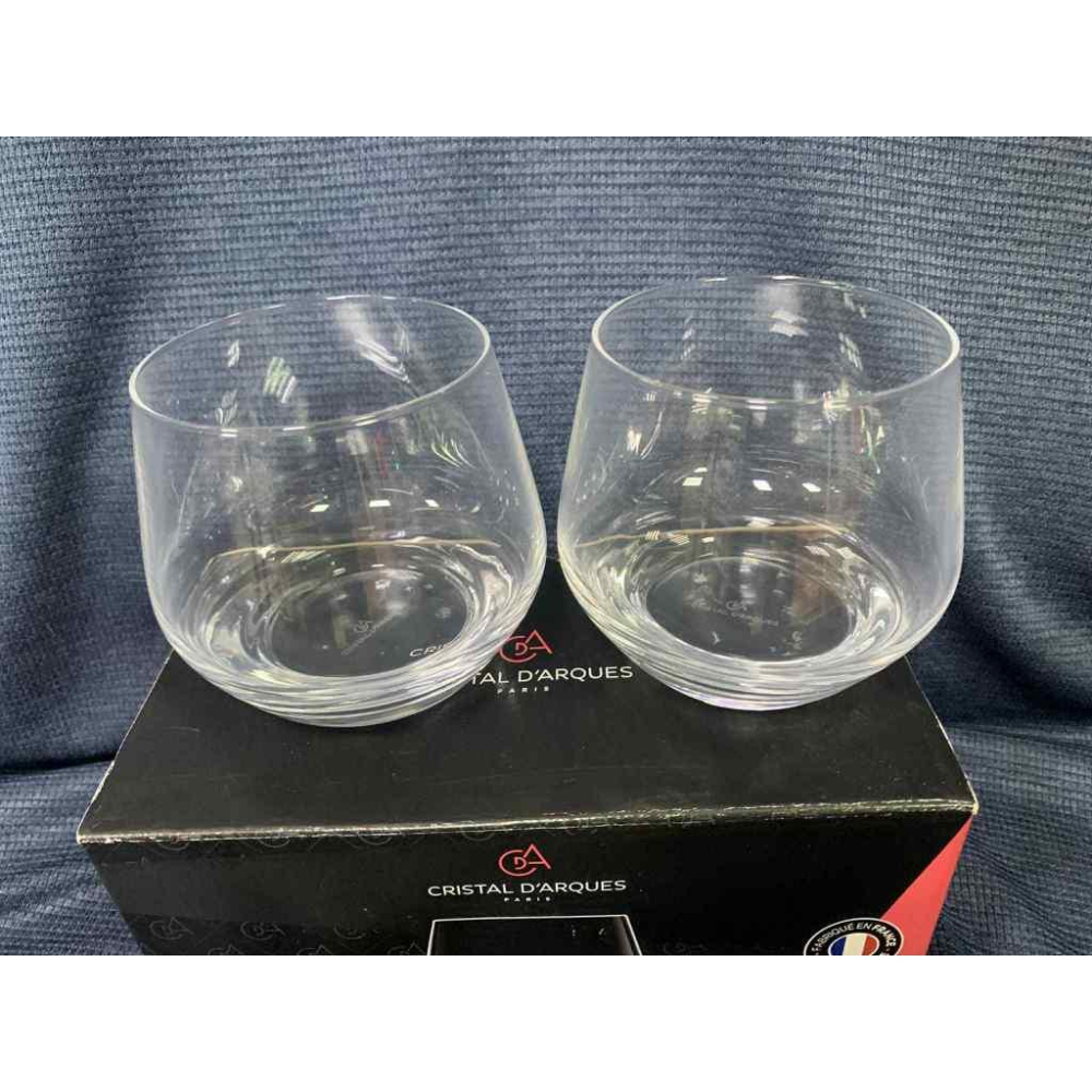 現貨 法國 Cristal d‘Arques Paris 水晶杯 冷飲杯 2入組 無鉛水晶玻璃 法國製造 原裝進口-細節圖2