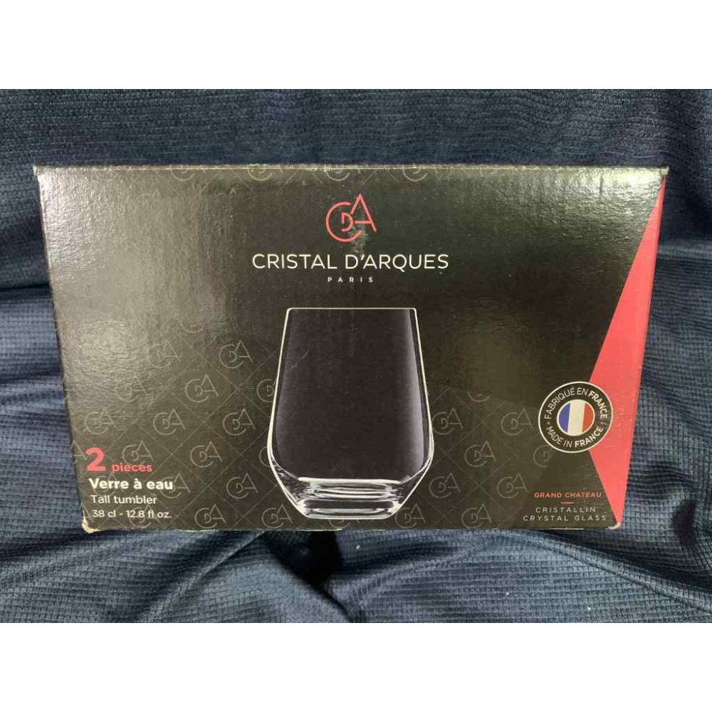 現貨 法國 Cristal d‘Arques Paris 水晶杯 冷飲杯 2入組 無鉛水晶玻璃 法國製造 原裝進口-細節圖4