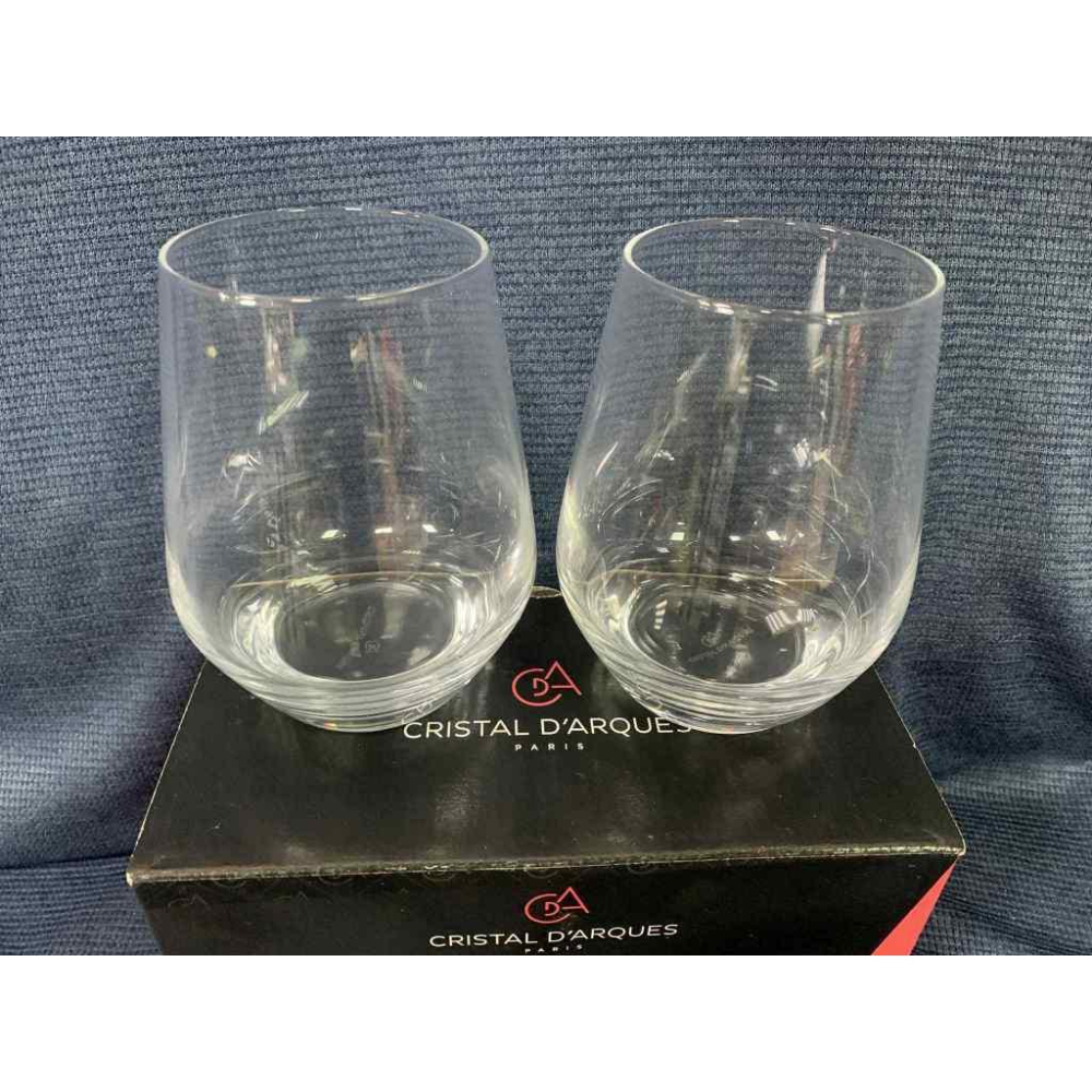 現貨 法國 Cristal d‘Arques Paris 水晶杯 冷飲杯 2入組 無鉛水晶玻璃 法國製造 原裝進口-細節圖5