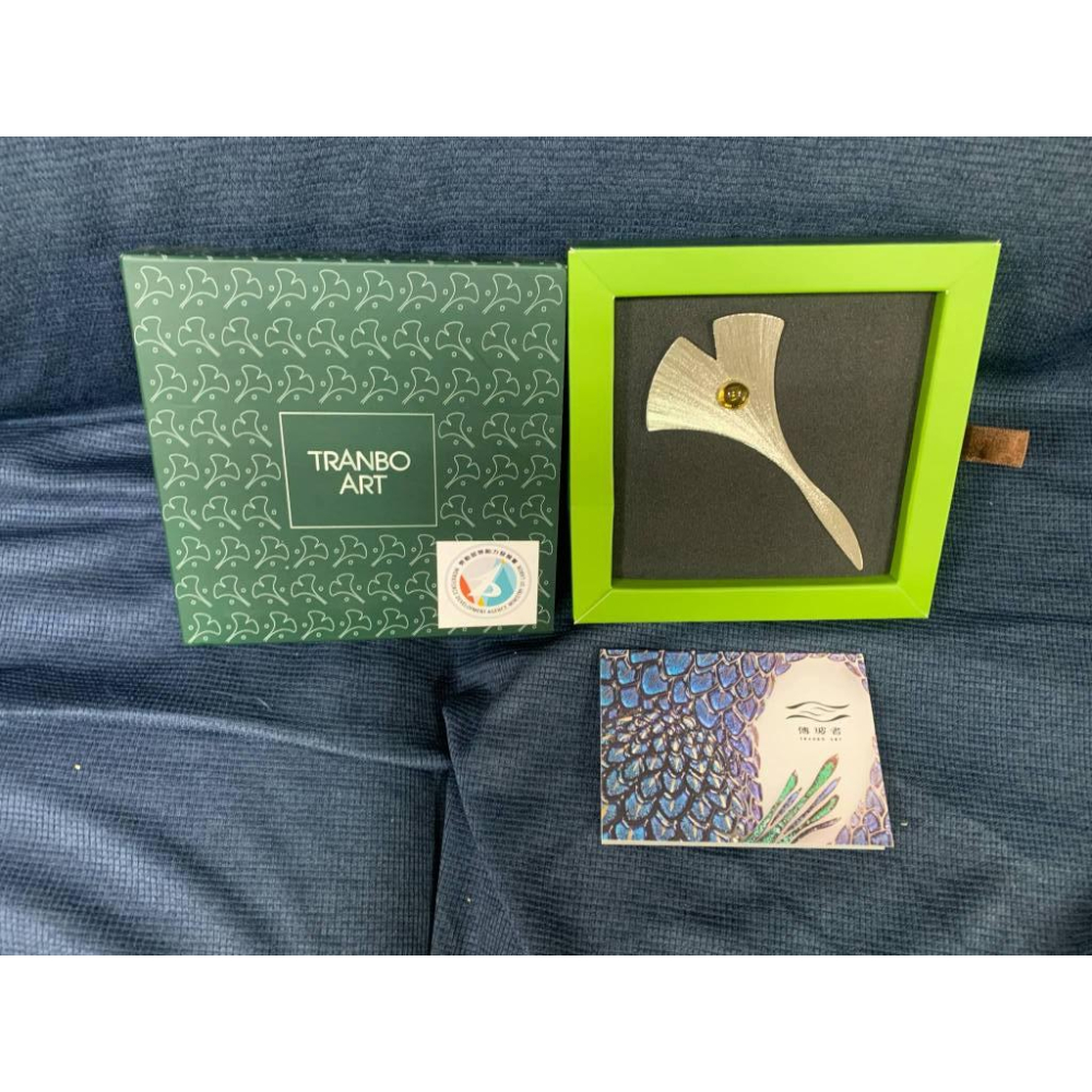 傳玻者文創設計中心 杏運書籤/水果叉 琉璃珠 紀念 特殊 銀杏文創-細節圖2