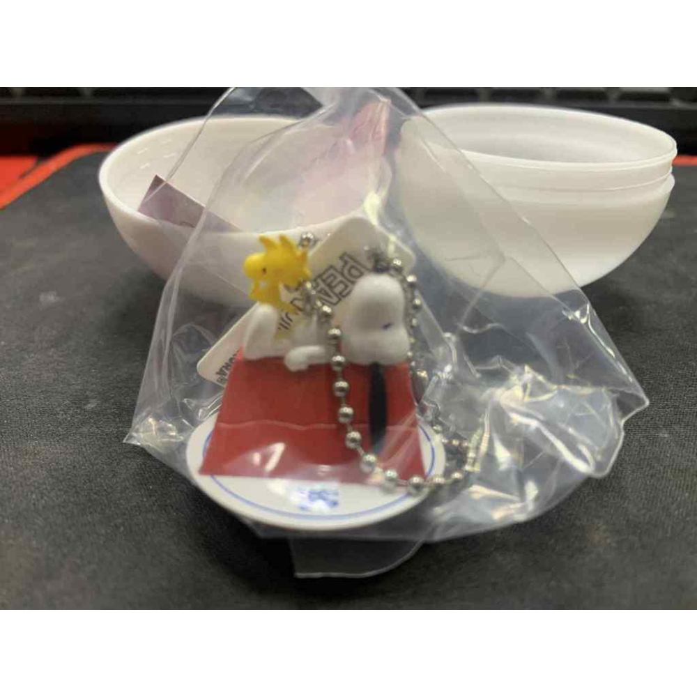 全新☆藏壽司× Peanuts史努比夢幻聯名扭蛋☆胡士托 歐拉夫 屋頂上的好朋友 立體公仔吊飾-細節圖5