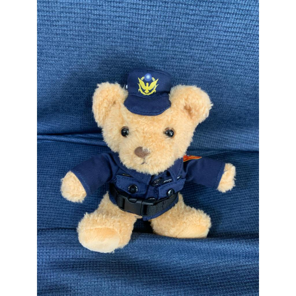 警察熊熊  紀念品 文創  限量品 高雄市警察局 熊麻吉 交換禮物 聖誕節 刑警 鑰匙圈 手銬鑰匙圈 台南市政府警察局-細節圖2
