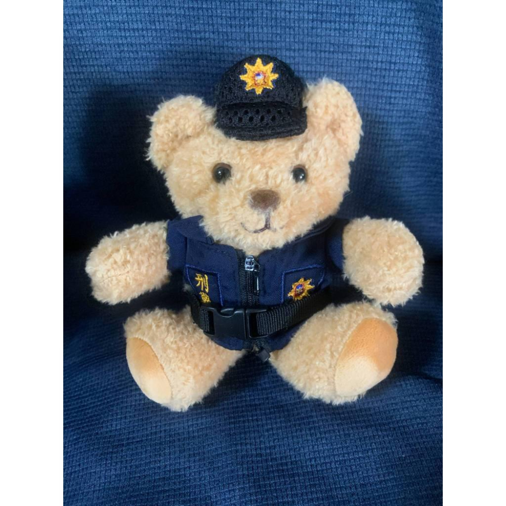 警察熊熊  紀念品 文創  限量品 高雄市警察局 熊麻吉 交換禮物 聖誕節 刑警 鑰匙圈 手銬鑰匙圈 台南市政府警察局-細節圖4