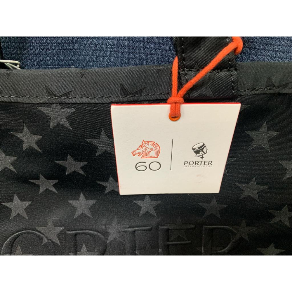全新！PORTER INTERNATIONAL 金馬60聯名STARRY托特包 黑-細節圖2