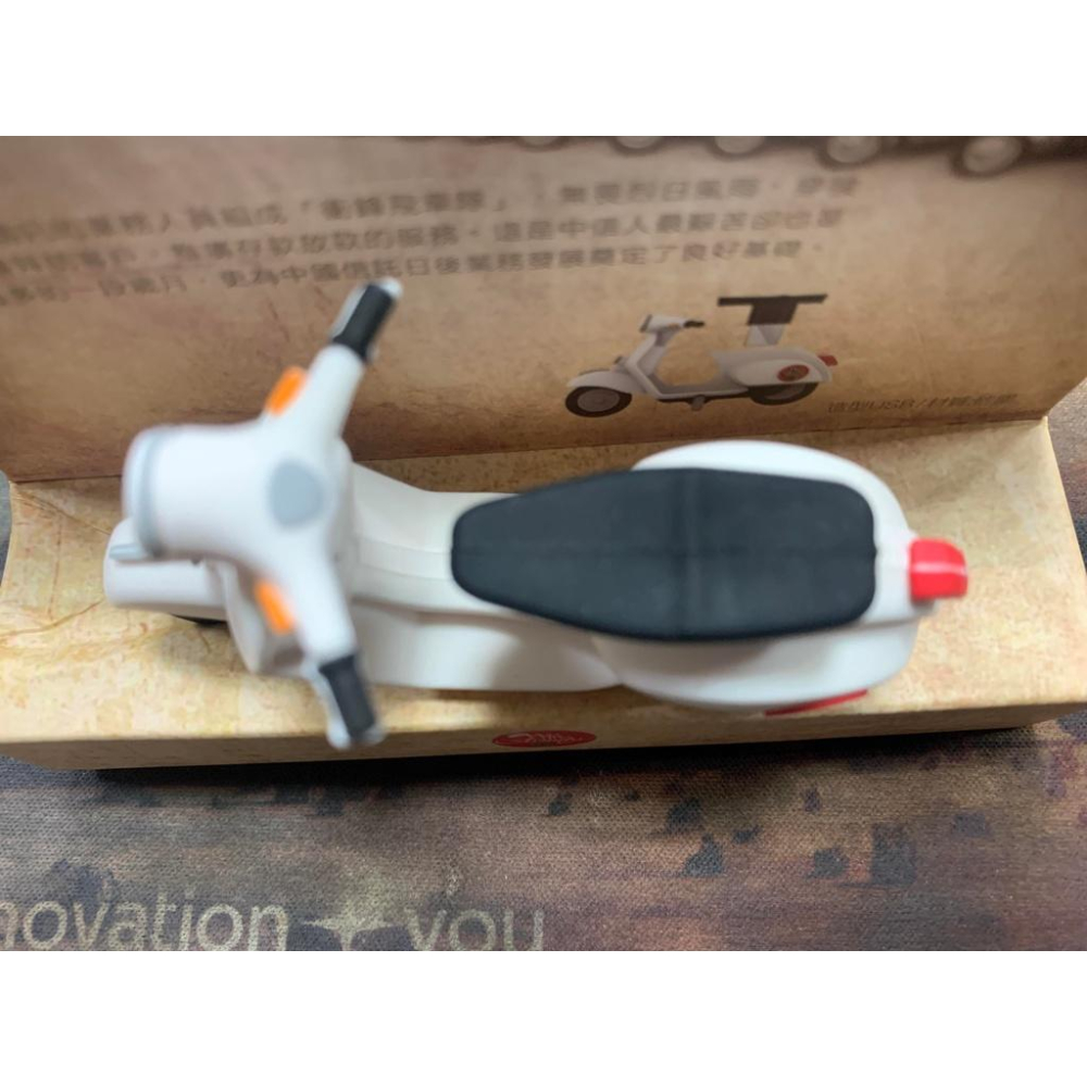 中國信託 文薈館 衝鋒機車隊隨身碟限量品 造型 8G 偉士牌 機車造型-細節圖4