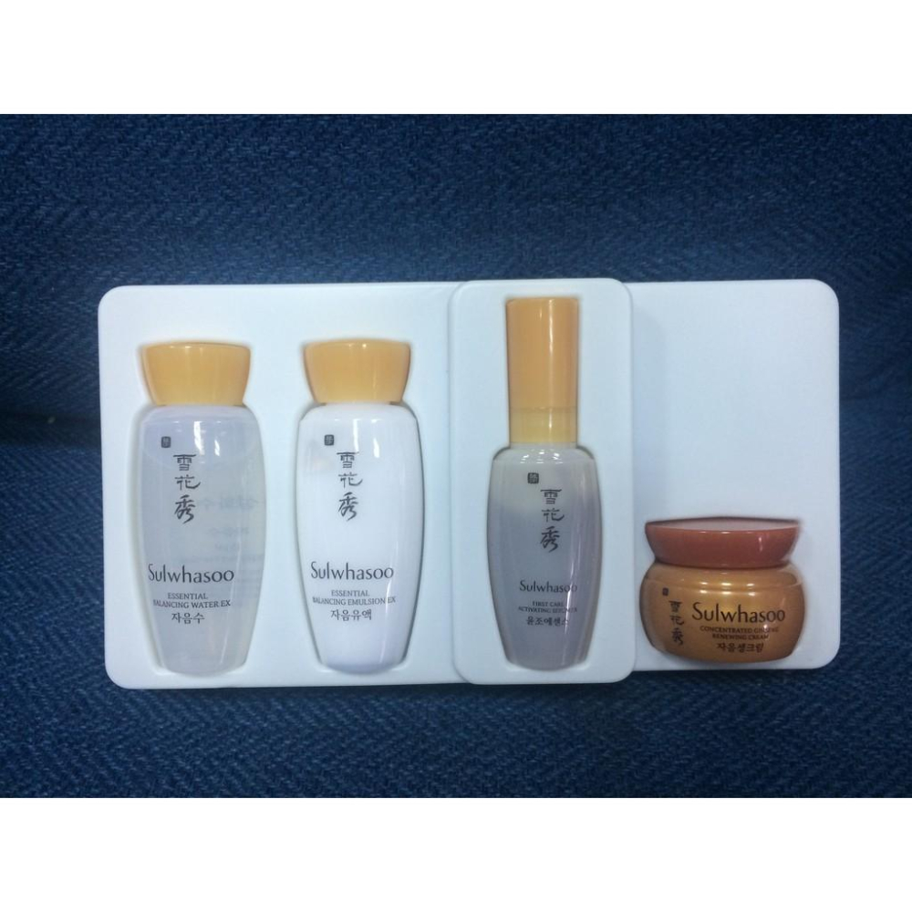 SOPHIE 韓國 Sulwhasoo 雪花秀 滋陰4件組/旅行組 滋陰水+乳液+人蔘霜+潤燥精華-細節圖3