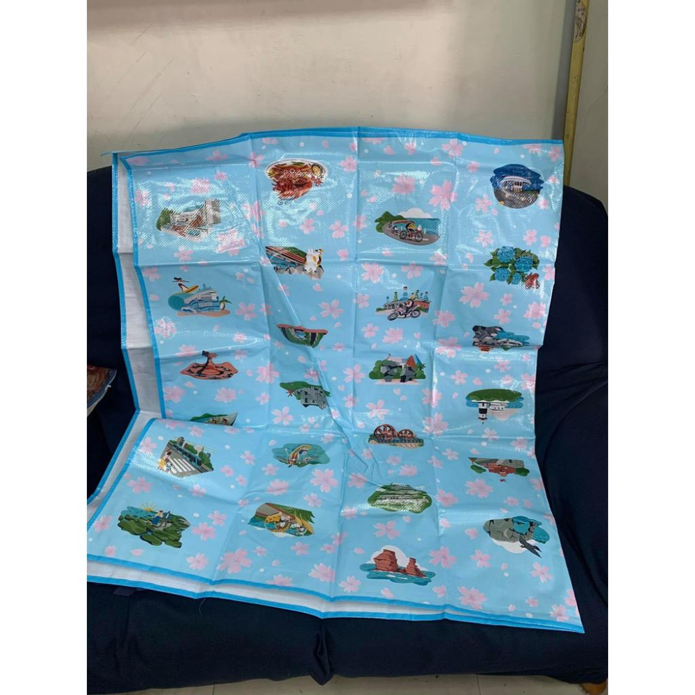 限量新北青春山海線山水櫻花版野餐墊170*110-細節圖3
