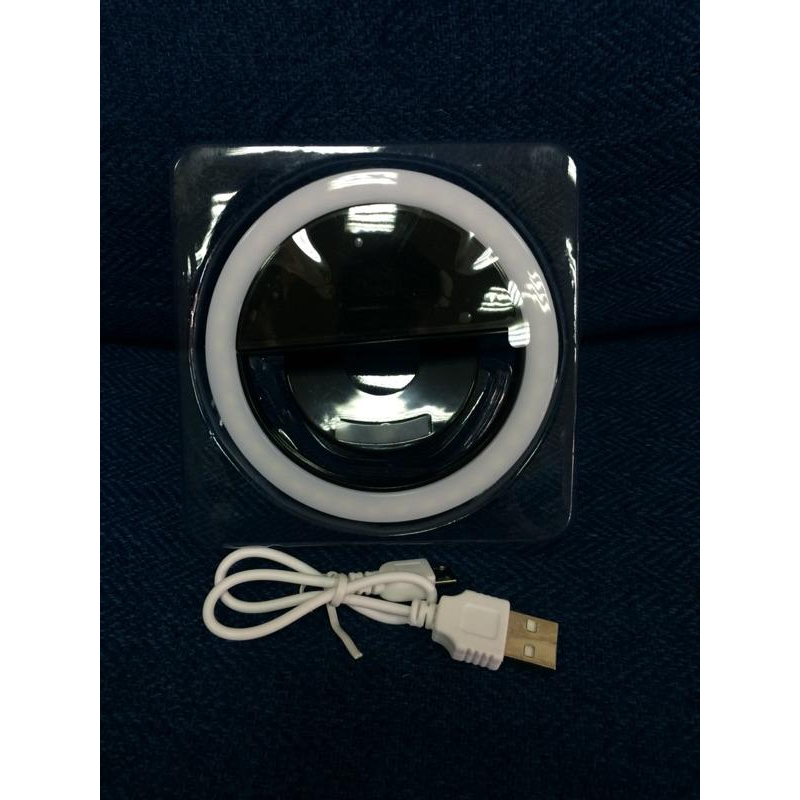 手機 自拍 led 圓形 補光燈 自拍神器 美顏 自拍 美瞳 夜拍 三段補光 柔光 美膚 usb充電-細節圖3