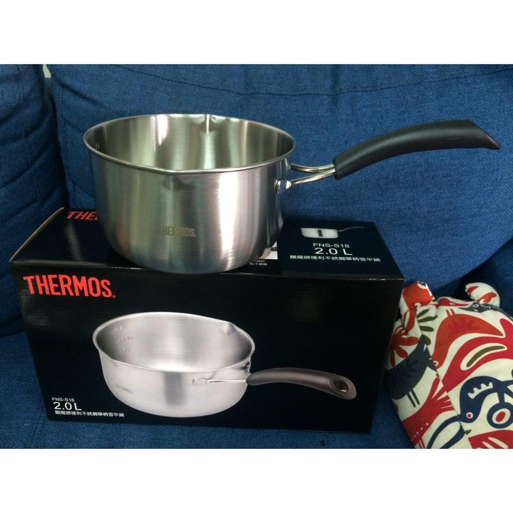 THERMOS 膳魔師 德利不銹鋼系列 單柄雪平鍋FNS-S18-細節圖2