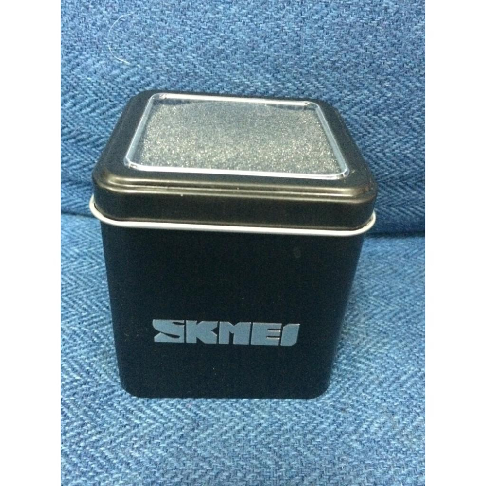 SKMEI時刻美 9153 率性瀟灑大數字真三眼手錶- 藍色-細節圖3