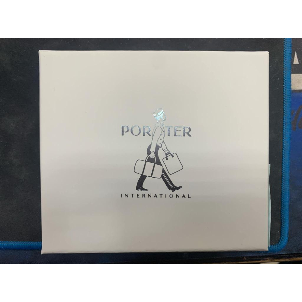 PORTER INTERNATIONAL法式精緻 BEND系列 真皮雙折短夾 (灰色)-細節圖2