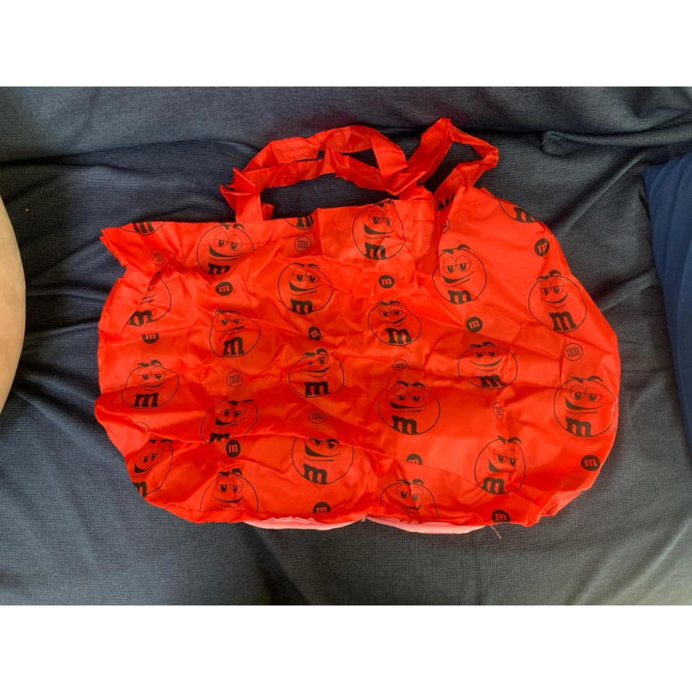 M&M‘s 巧克力 粉紅幸福豆 購物袋 環保購物袋-細節圖3