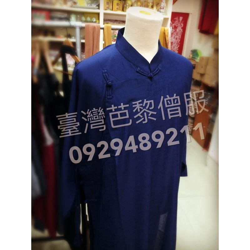 台灣製造深藍絲道服宮廟服裝-細節圖2
