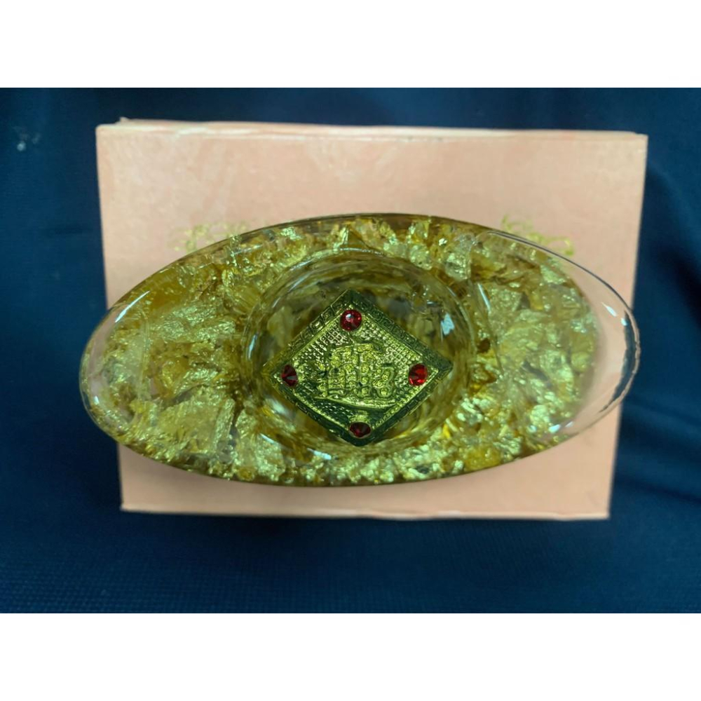 開運招財金箔元寶。招財元寶。招財金蘋果-細節圖2