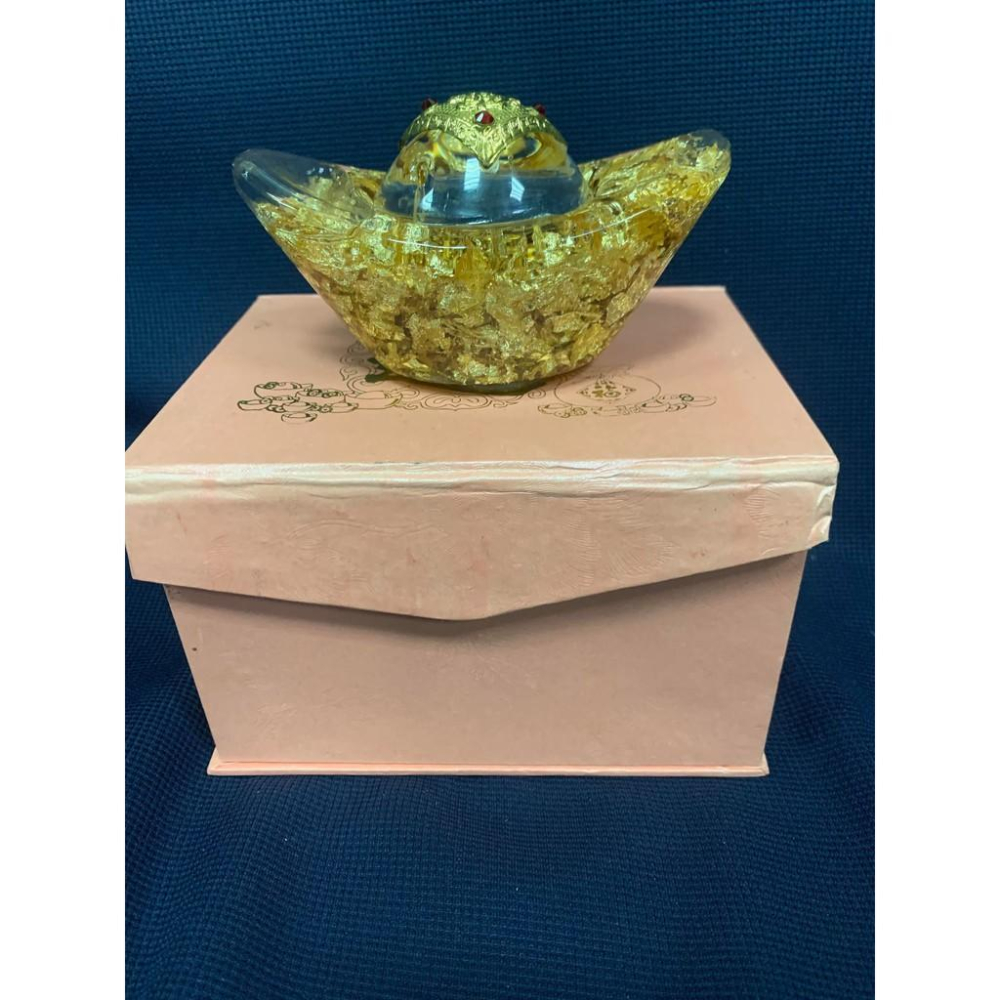 開運招財金箔元寶。招財元寶。招財金蘋果-細節圖3