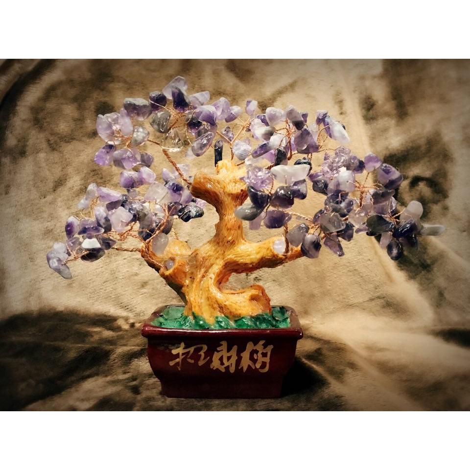 開運水晶五色招財樹/發財樹-細節圖2