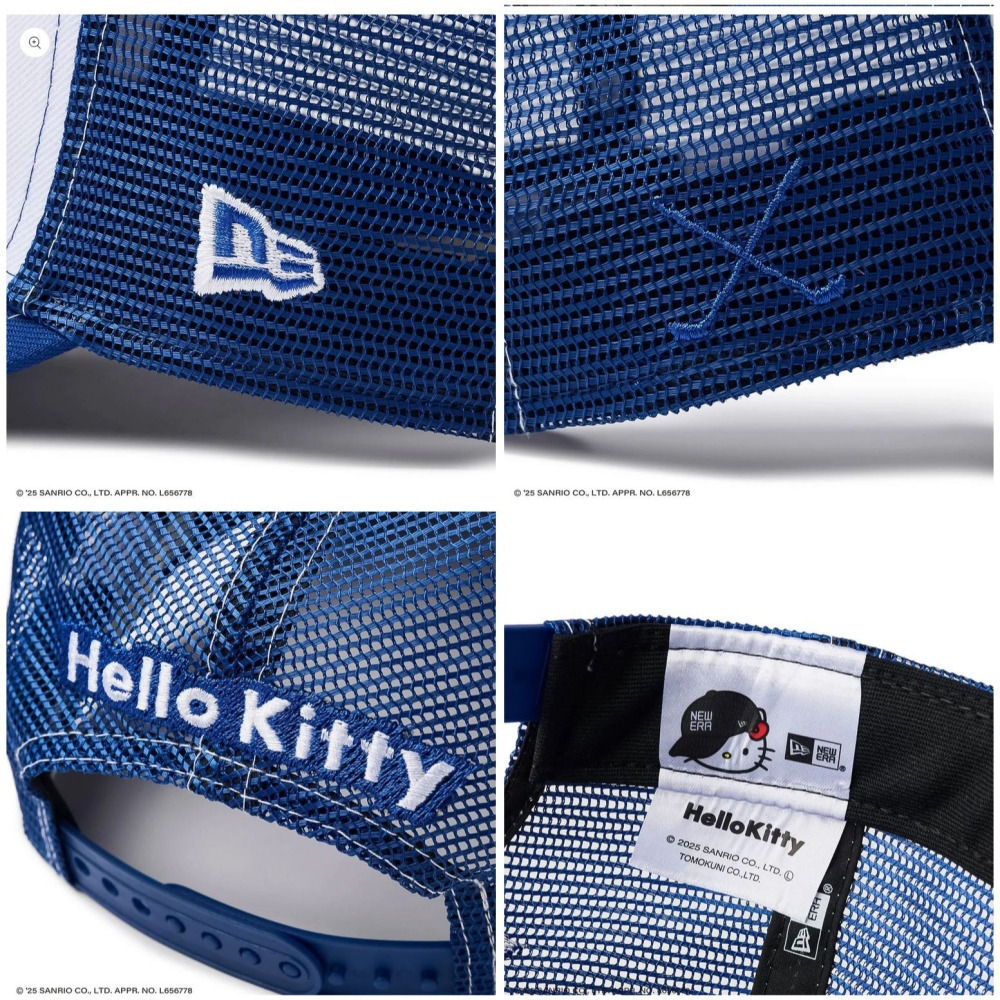 阿勝拍賣 ✈️日本代購NEW ERA × Hello Kitty 聯名🇯🇵日本限量販售 高爾夫球帽網帽低帽 可調節尺-細節圖3