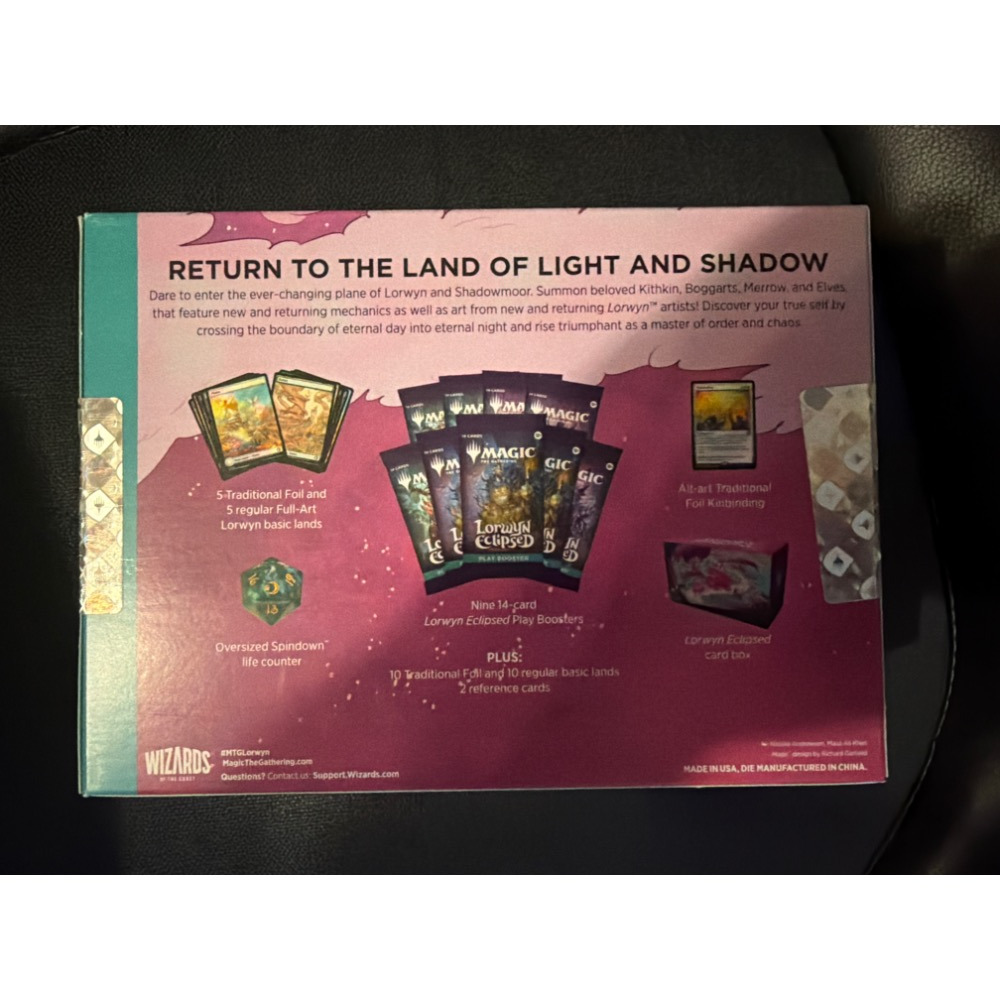 阿勝拍賣 魔法風雲會：羅溫：蝕月（Magic: The Gathering Lorwyn Eclipsed Bundle-細節圖2