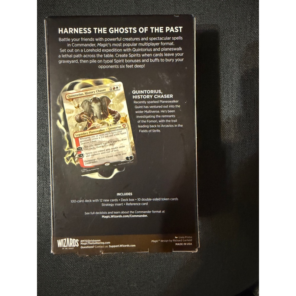 阿勝拍賣 魔法風雲會 統御者套牌「秘稀集會 羅剎之魂」英文版 新品-細節圖2
