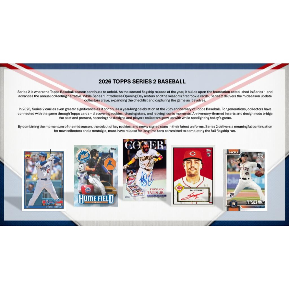 阿勝拍賣 2026 Topps Series 2 Baseball - Mega Box MLB-細節圖5