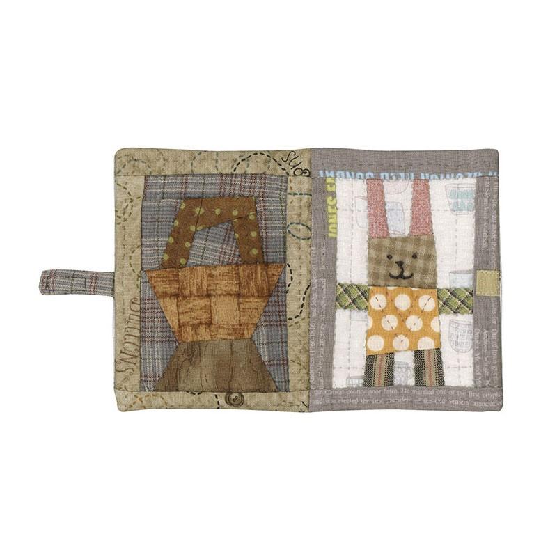 兔子和籃子卡盒*📦手工拼布材料包🎀日本直送✈斉藤謠子-細節圖2