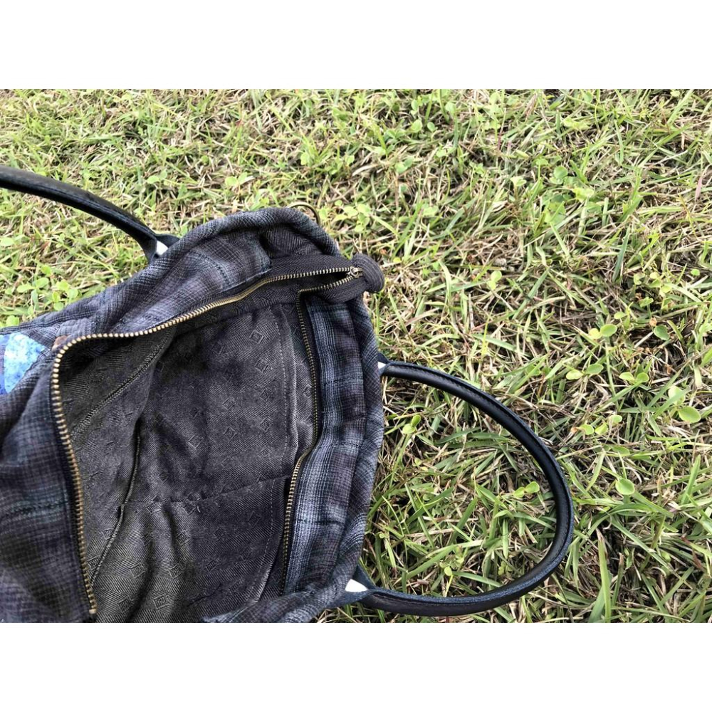 🎁手工拼布上班購物包 手提包👜-細節圖3