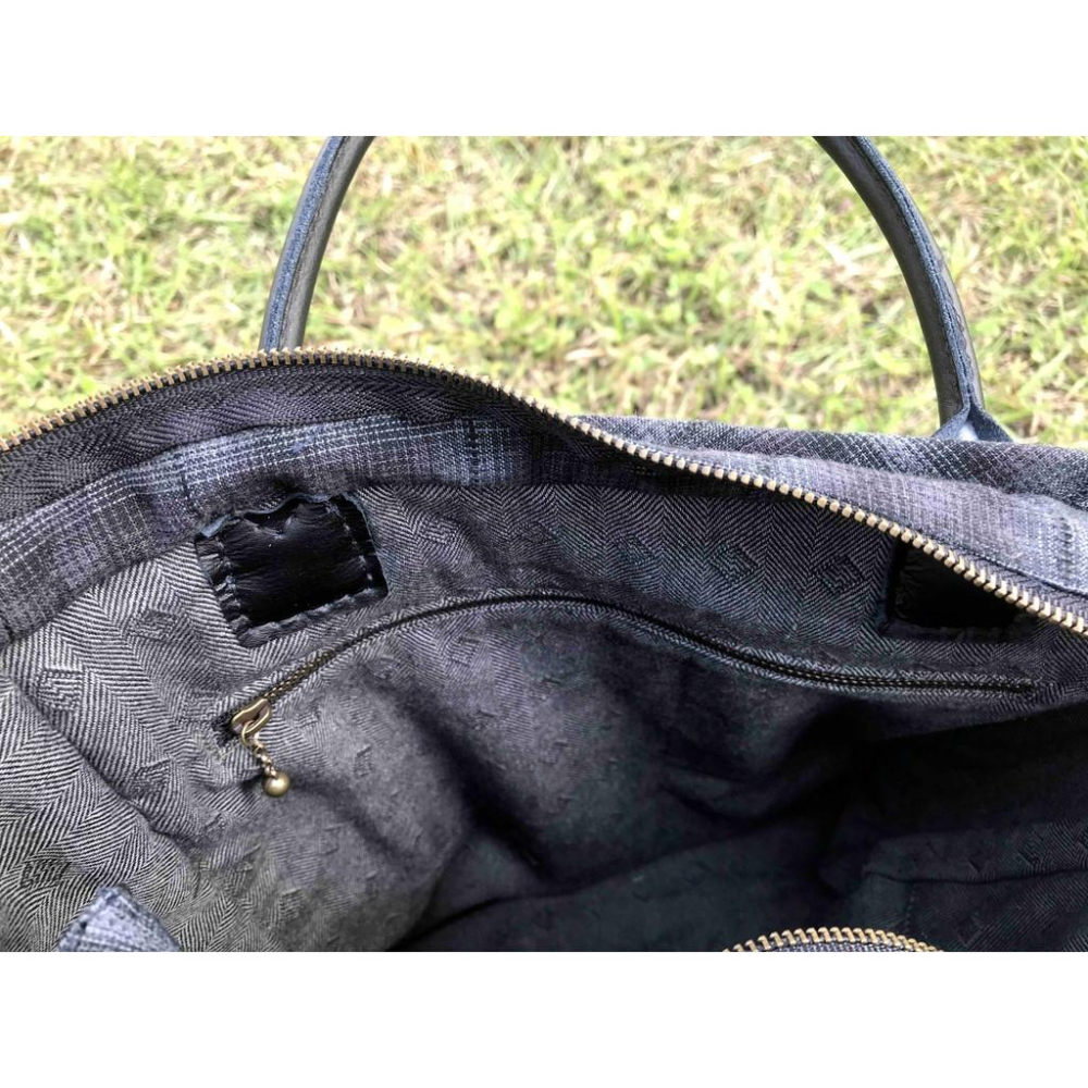 🎁手工拼布上班購物包 手提包👜-細節圖4