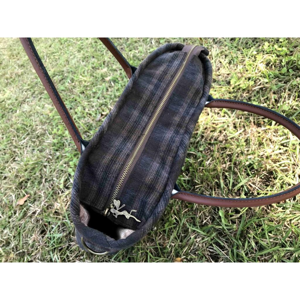 🎁手工拼布上班購物包 手提包👜-細節圖8