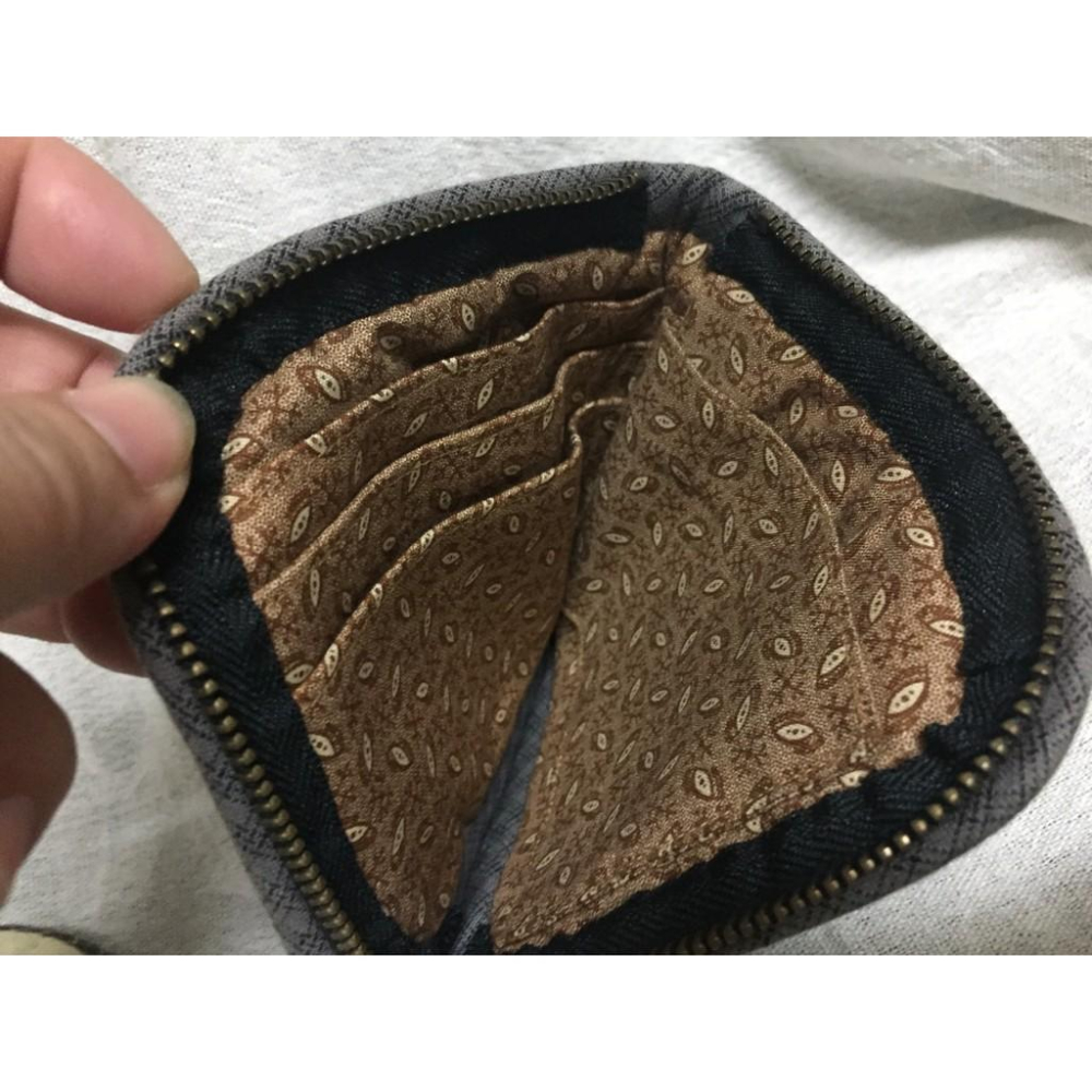 🎁手工拼布包 零錢包 小包👛花園💐-細節圖3