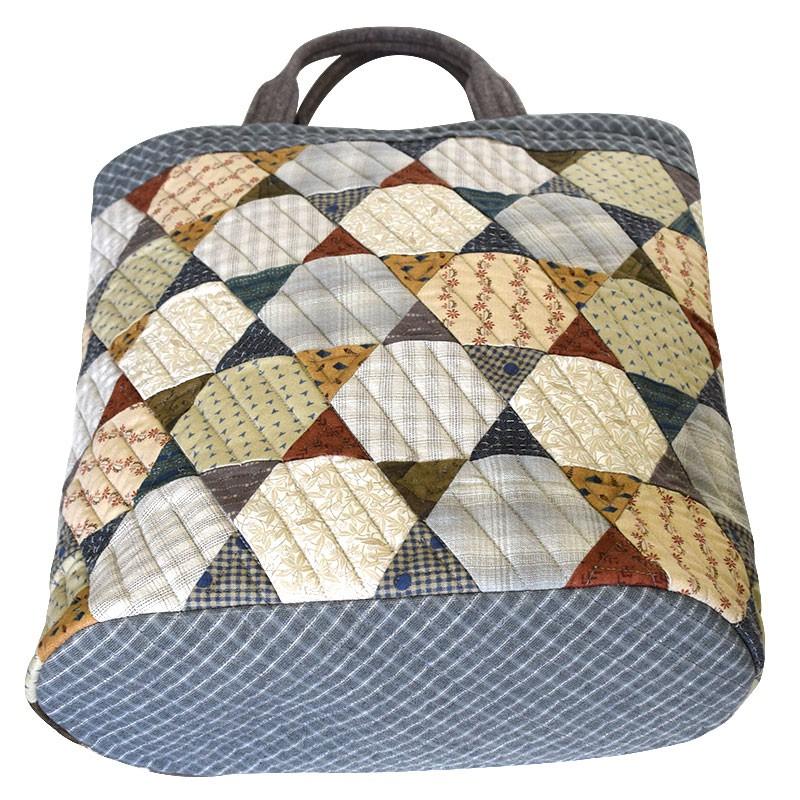 📦手工拼布材料包🎀日本直送✈古董風桶型包　斉藤謠子-細節圖3