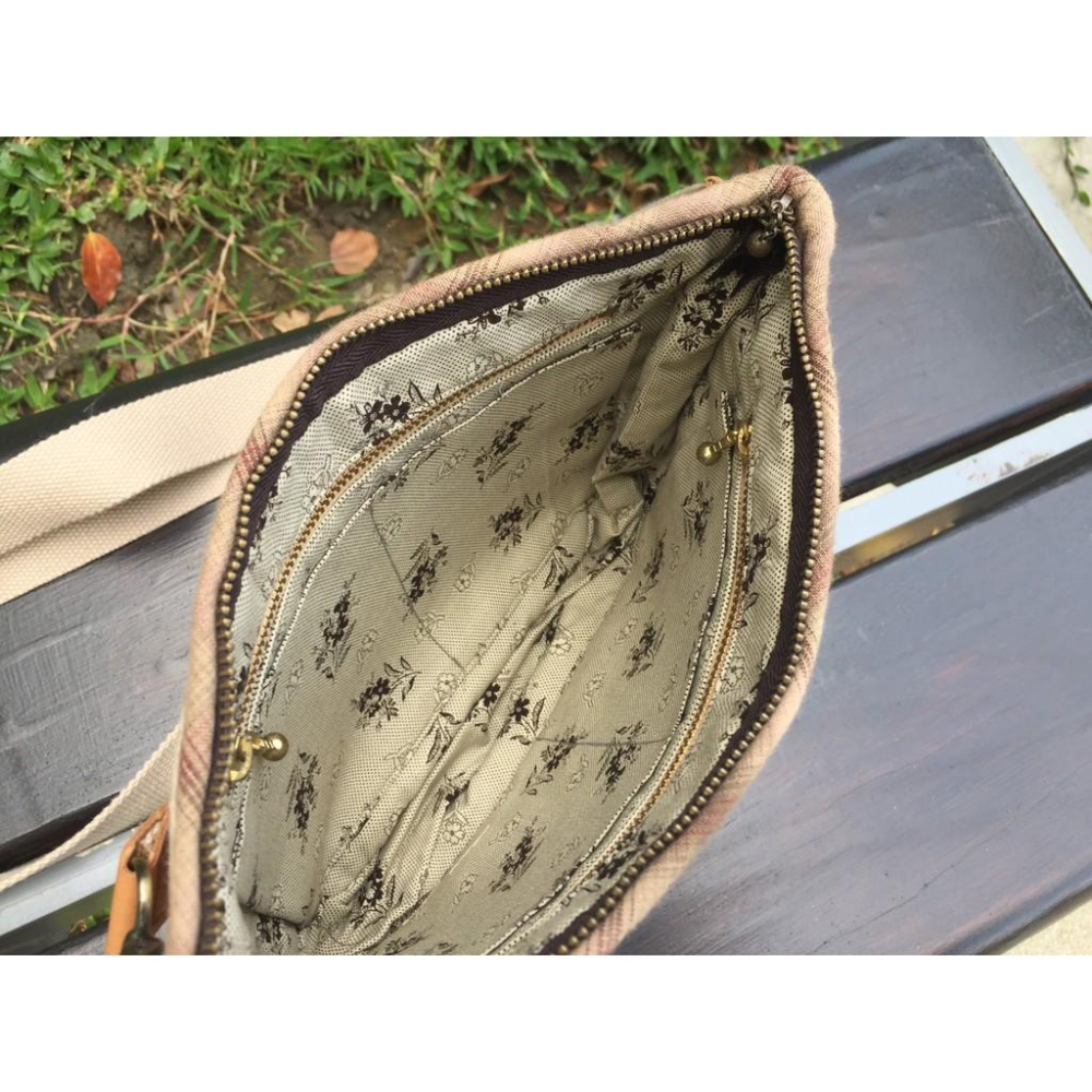 🎁手工拼布包 斜背包👜五葉夢迴🍂-細節圖3