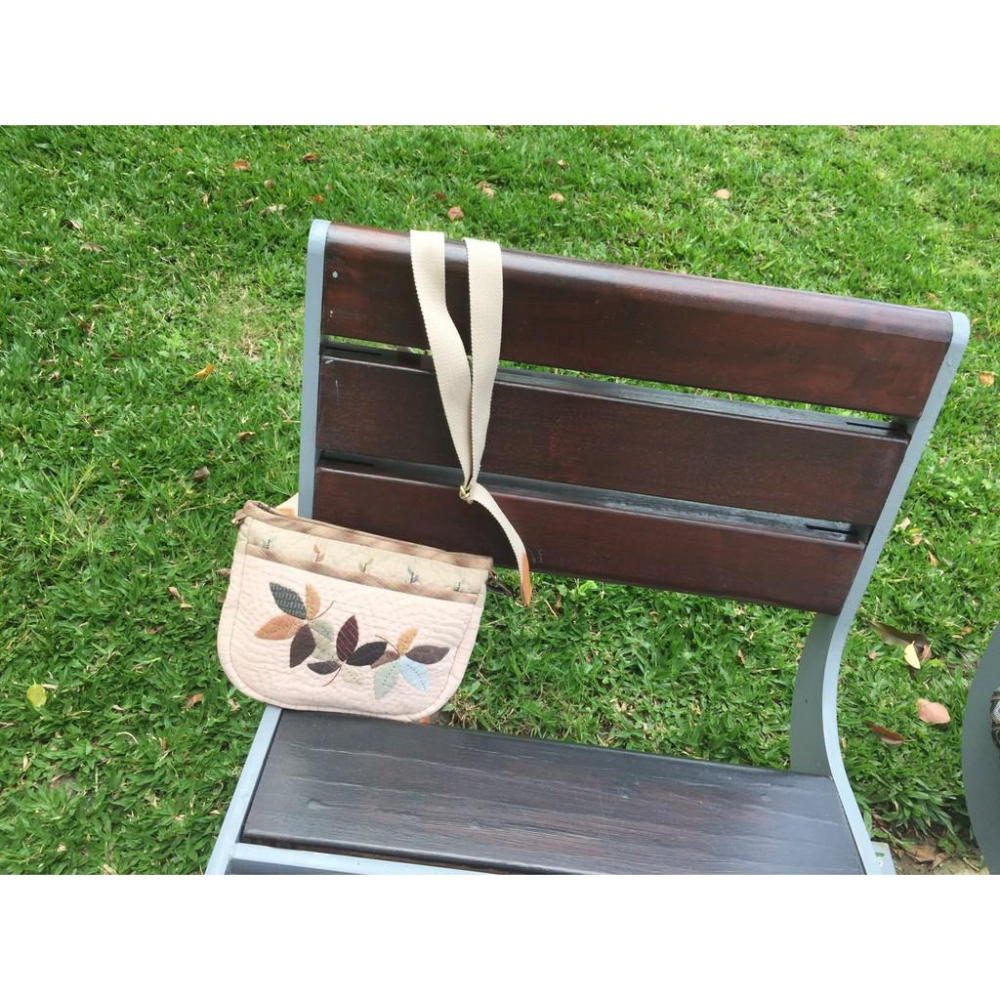 🎁手工拼布包 斜背包👜五葉夢迴🍂-細節圖8