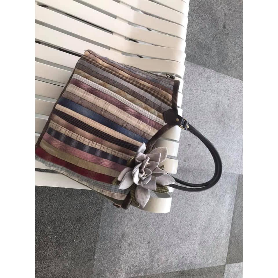 拼布包/手工拼布包/拼布肩背包/🎁手工拼布包 手提肩背包👜公事用包