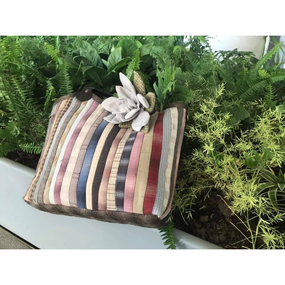 拼布包/手工拼布包/拼布肩背包/🎁手工拼布包 手提肩背包👜公事用包-細節圖2