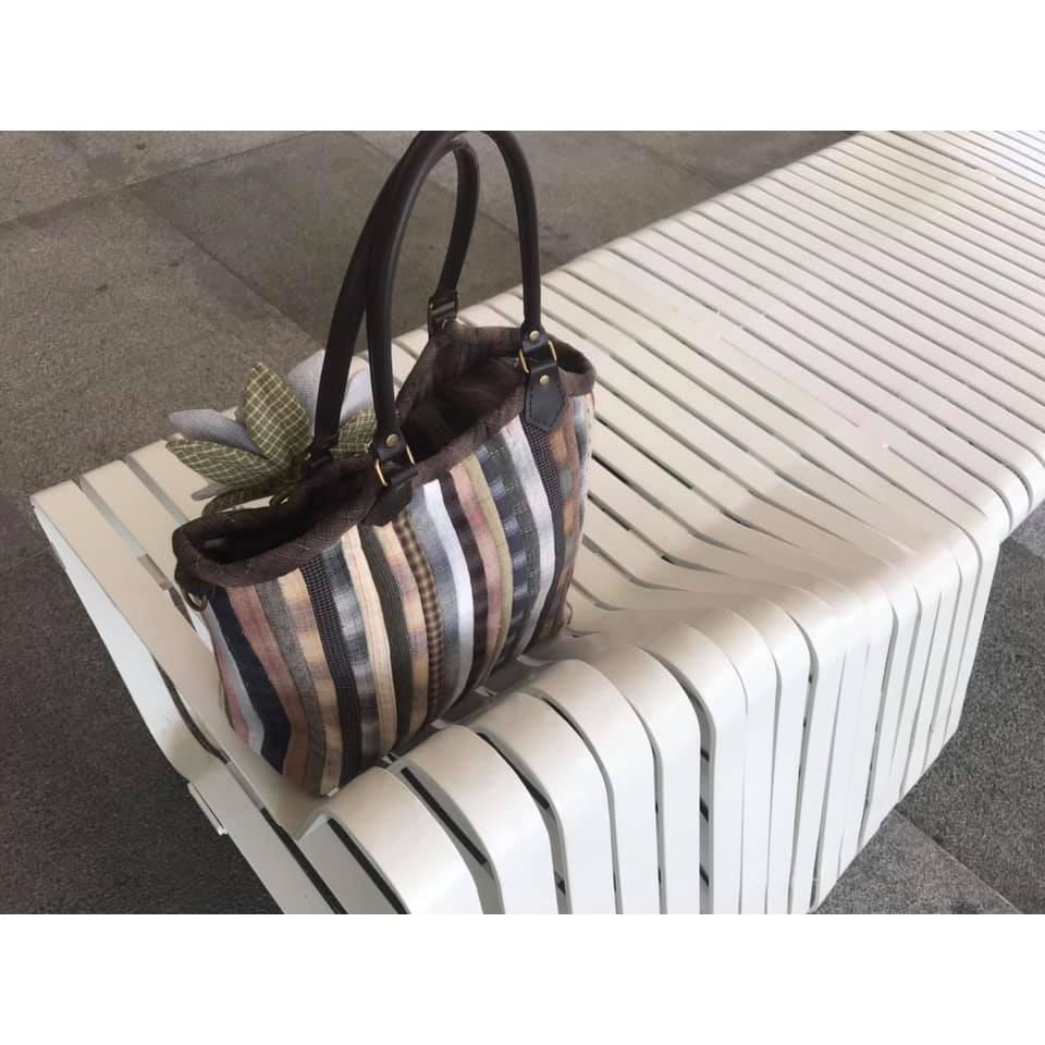 拼布包/手工拼布包/拼布肩背包/🎁手工拼布包 手提肩背包👜公事用包-細節圖3