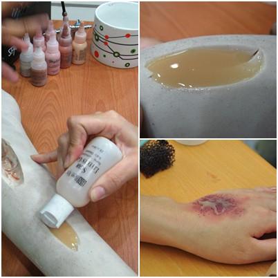 燒燙傷凝膠 明膠 Effects Gel 美國原裝BenNye 透明水泡 血塊 腫脹 疤痕 血跡 割傷 撕裂傷-細節圖4