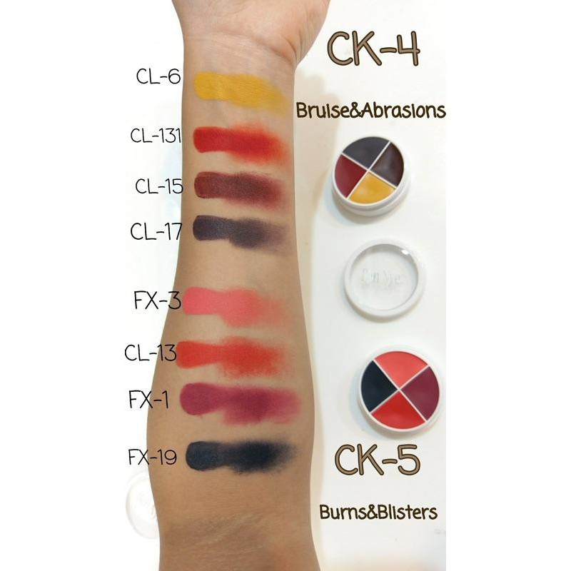 特效四色組合油彩Ben Nye美國原裝F/X Color Wheels-三莉特效化妝 組合油彩 老妝 傷口 小丑 吸血鬼-細節圖3