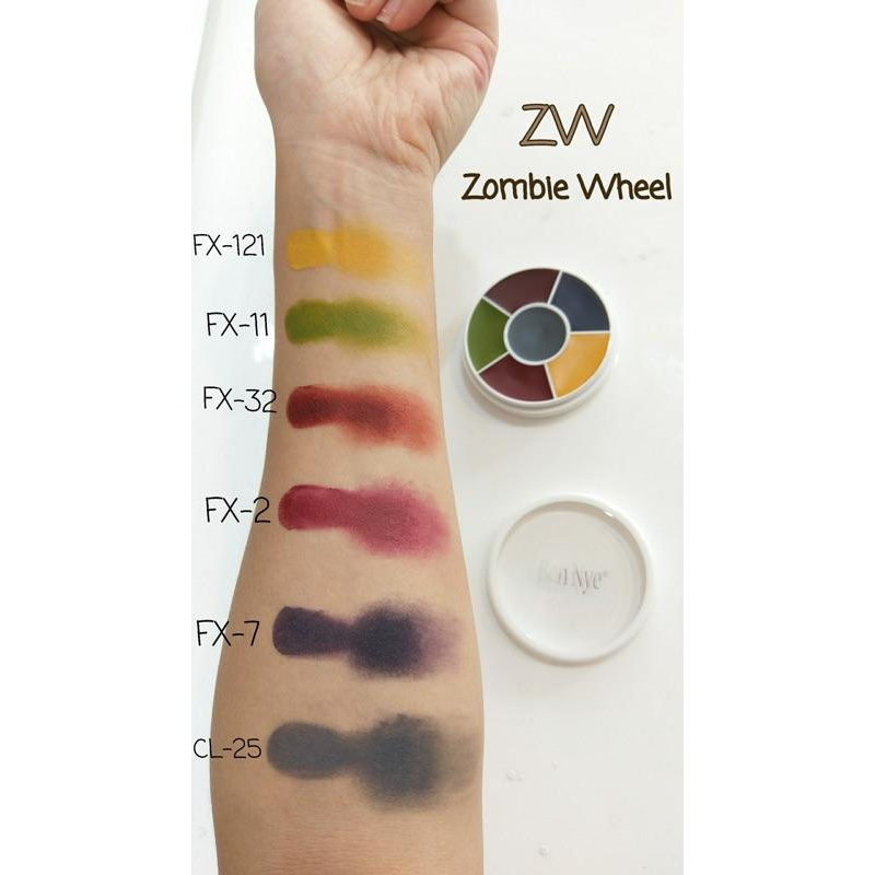 特效系列大顆六色油彩-Ben Nye美國原裝-三莉特效化妝 組合油彩 傷口油彩 小丑油彩 活屍油彩 彩虹油彩 老妝油彩-細節圖3