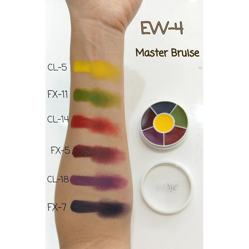 特效系列大顆六色油彩-Ben Nye美國原裝-三莉特效化妝 組合油彩 傷口油彩 小丑油彩 活屍油彩 彩虹油彩 老妝油彩-細節圖6