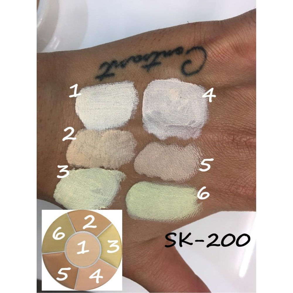 六色遮瑕膏 校色膏 Concealers & Adjusters美國原裝BenNye-三莉特效化妝 遮瑕盤 校正膚色-細節圖4