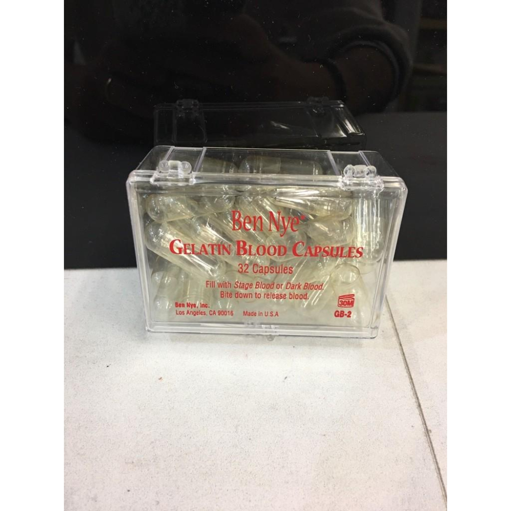 血漿+空膠囊 Ben Nye美國原裝 裝血空膠囊 不溶化膠囊 不溶口水膠囊 不融化膠囊 Blood Capsules三莉-細節圖2
