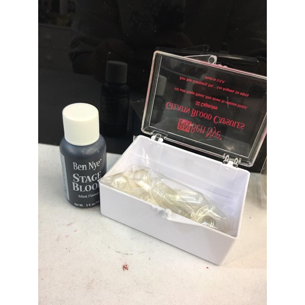 血漿+空膠囊 Ben Nye美國原裝 裝血空膠囊 不溶化膠囊 不溶口水膠囊 不融化膠囊 Blood Capsules三莉-細節圖3