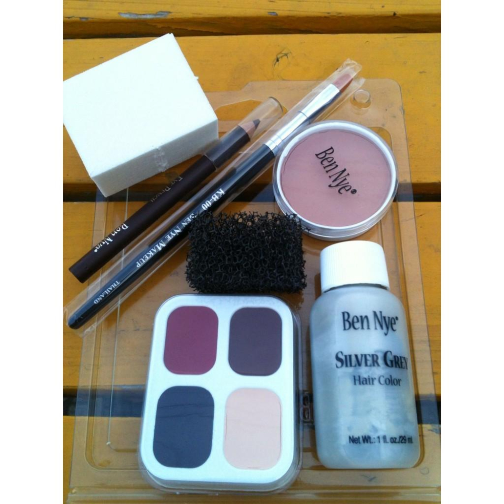 老人妝組合包 Old Age Kit BenNye HK-6 老妝 老人妝 皺紋 白髮水 老人底妝 老斑 魚尾紋-細節圖2