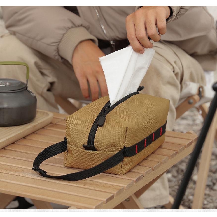 戶外多功能面紙包現貨 【Seek喜客】 露營戶外活動 工具洗漱包 醫療急救包 雜物袋 野營工具收納包 雙拉鍊設計加密防水-細節圖2