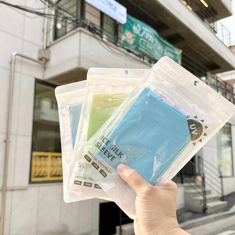 冰絲防曬袖套現貨 【Seek喜客】 漸層ins風 男女通用 騎車 開車 旅行 運動 防紫外線 輕薄透氣彈性大 防曬袖套-細節圖4