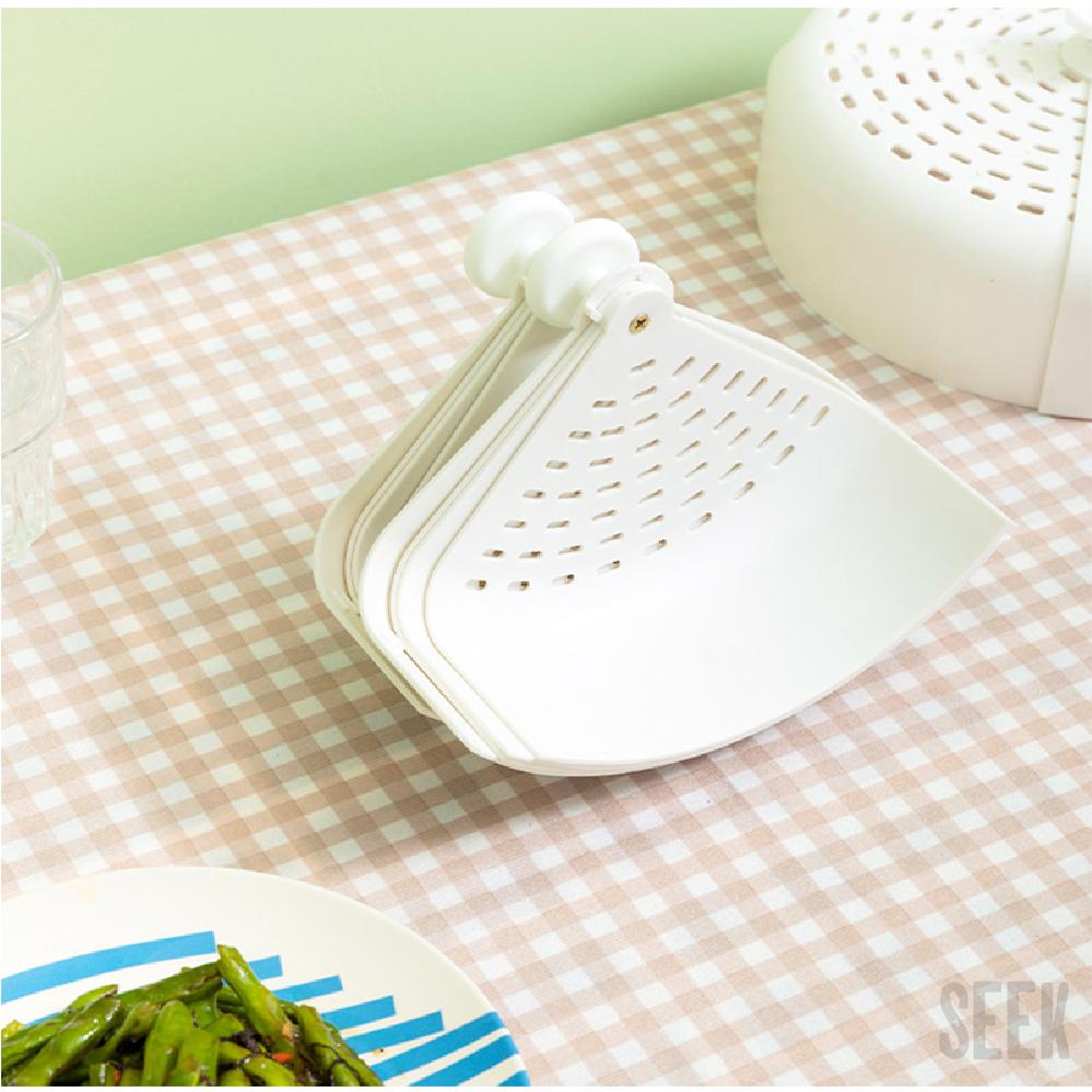 摺疊菜罩現貨【Seek喜客】可摺疊菜罩 折疊食物罩 摺疊桌上食物罩 露營野餐摺疊菜罩 食物罩 菜罩 野餐菜罩 家用菜罩-細節圖6