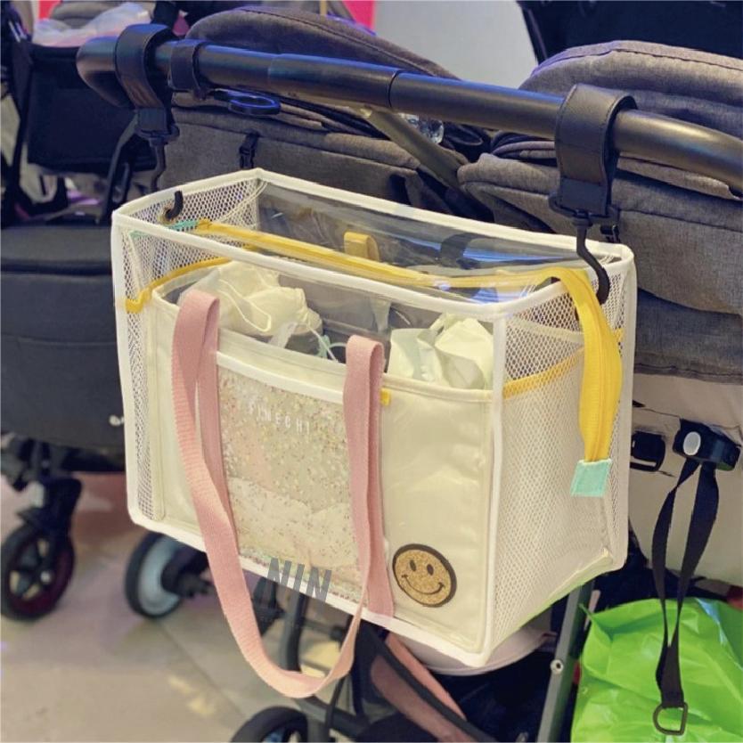 沙灘游泳包現貨【Seek喜客】超厚實糖果色防水透明包INS韓國 旅行大容量媽咪包 渡假最美包款 透明防水袋 防水沙灘包-細節圖5