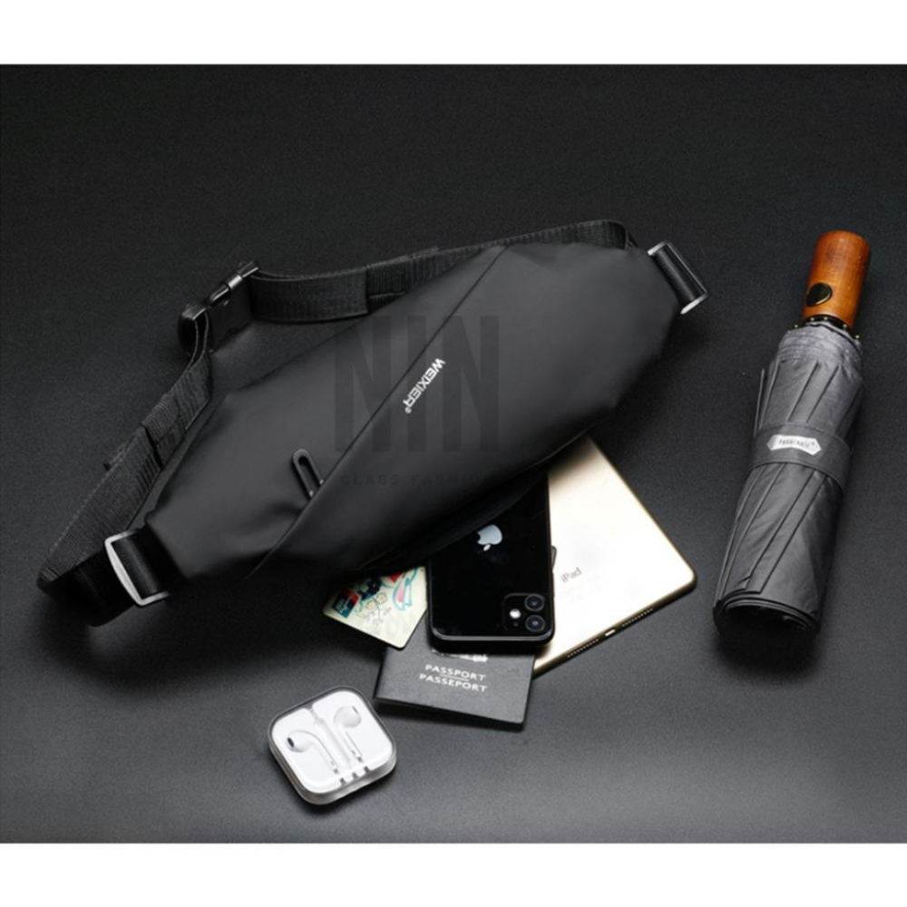 防潑水腰包現貨【Seek喜客】 斜背包 胸前包 胸包 斜肩包 單肩包 斜挎包 運動肩背包 防水 單車包-細節圖7