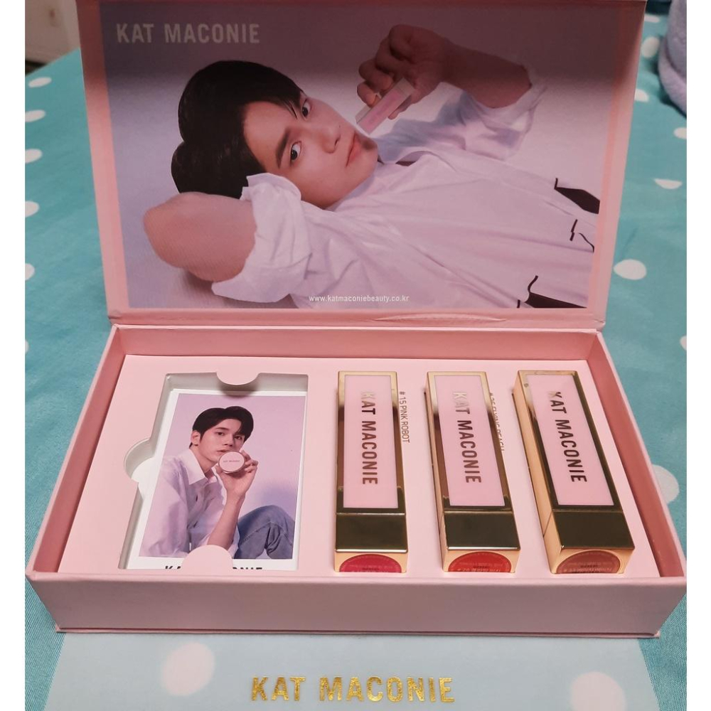 邕聖祐pick限量口紅小卡組 KAT MACONIE(含運)-細節圖3