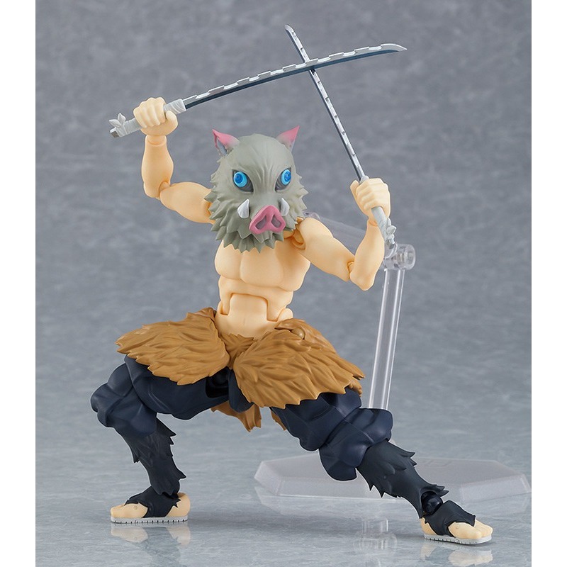 [福利品盒損見圖] 全新正版現貨 GSC figma 533-DX 嘴平伊之助 DX版 鬼滅之刃 Good Smile-細節圖7